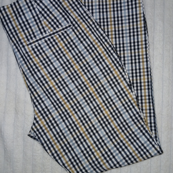 a new day Earth Tone Plaid Pants - Picture 4 of 4